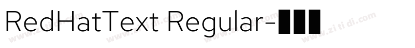 RedHatText Regular字体转换